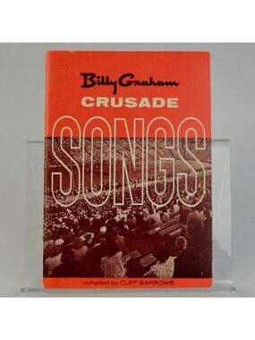 Billy Graham Crusade Songs Book Vintage Cliff Barrows